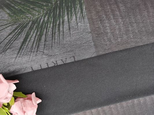 Maglietta molle elastica di Tulle Mesh Fabric For Lady di allungamento nero