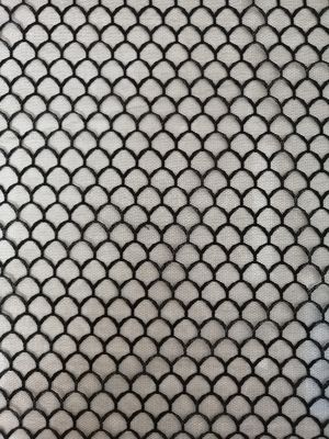 Le squame modellano Tulle molle nera Mesh Fabric