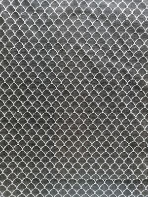 Le squame modellano Tulle molle nera Mesh Fabric
