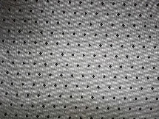 Tessuto nero del pizzo di Dot Elastic Mesh Soft Stretch di Polka