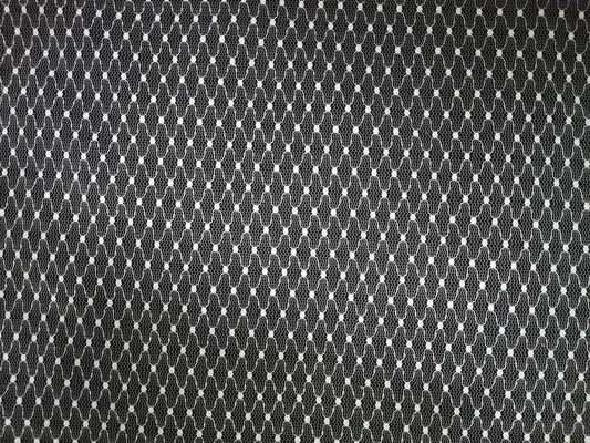Polka bianca graziosa nuziale Dot Mesh Fabric di Tulle