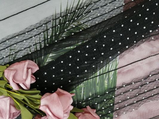 Polka affollata Dot Mesh Fabric