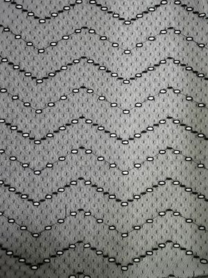 Occhiello nero Mesh Fabric di Dot Embroidered Mesh Lace Fabric del poliestere