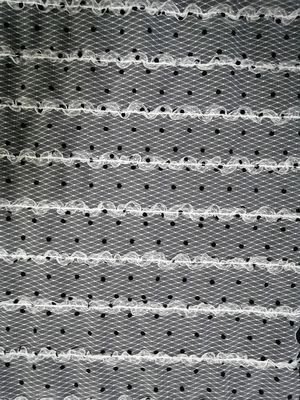 100 yarde di Tulle merlettano il ricamo affollato Mesh Fabric