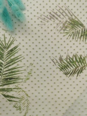 Polka affollata verde Dot Mesh Fabric di scintillio di Tulle