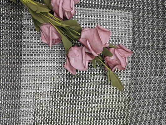 Pizzo stampato stagnola Mesh Pleated Tulle Fabric di 145CM