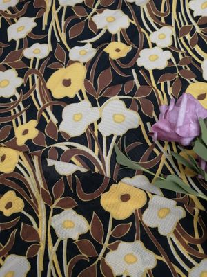 L'OEM Mesh Tulle Printed Lace Fabric ha tricottato la larghezza di 145CM