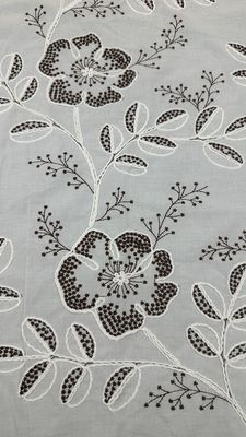 3D tessuto floreale alto lussuoso tessuto bianco pizzo tessuto per sposa bellissimo abito da sposa