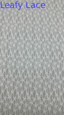 Tessuto di pizzo bianco di alta qualità con intagli per un elegante abito da sposa nuziale