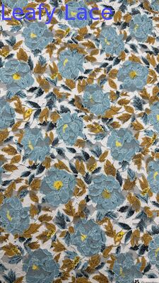 Fiori di pizzo ricamati colorati per abiti da festa fabbricante personalizzato fornitore