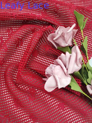 Tessuti di pizzo ricamati di lusso per abiti da disegnatore